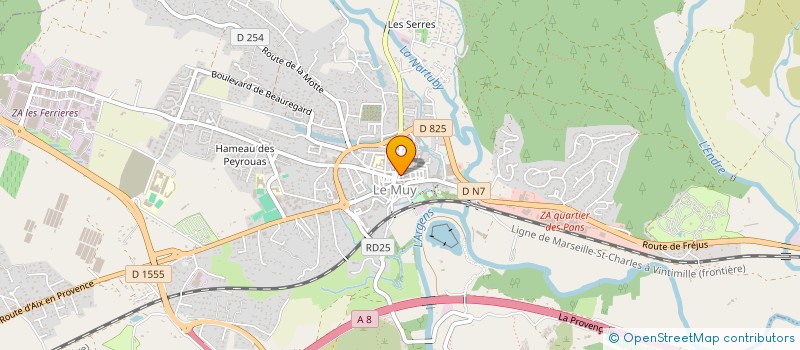 localisation de l'entreprise LE LAVOIR  LE MUY