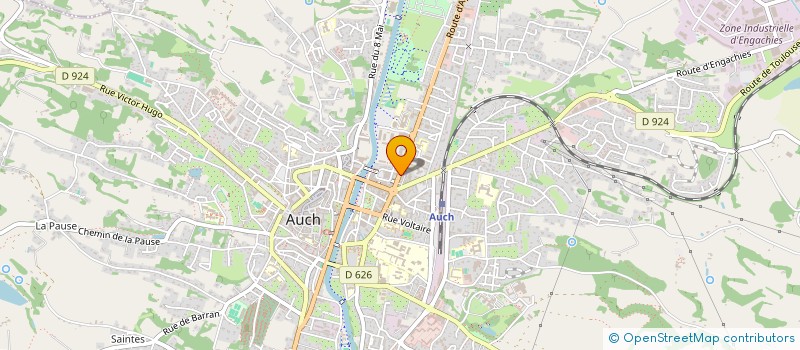 localisation de l'entreprise LE LAVOIR  AUCH