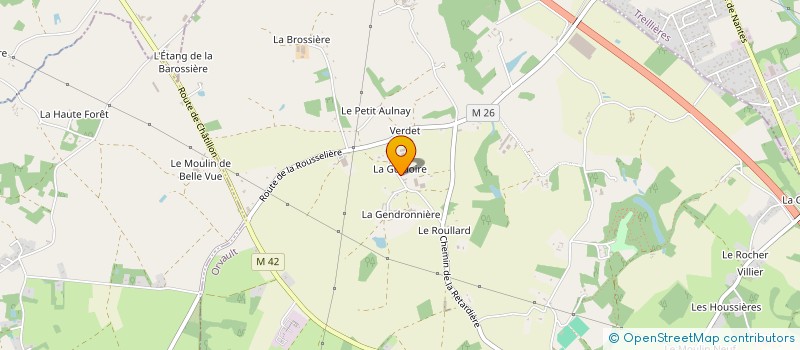 localisation de l'entreprise LE LAVOIR.COM à ORVAULT