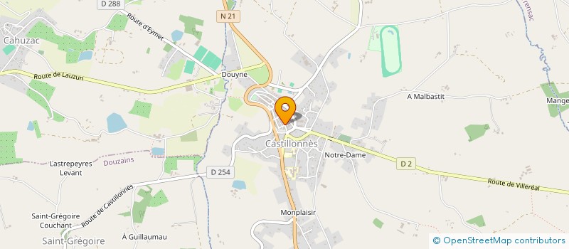 localisation de l'entreprise LE LAVOIR D'ANTAN à CASTILLONNES