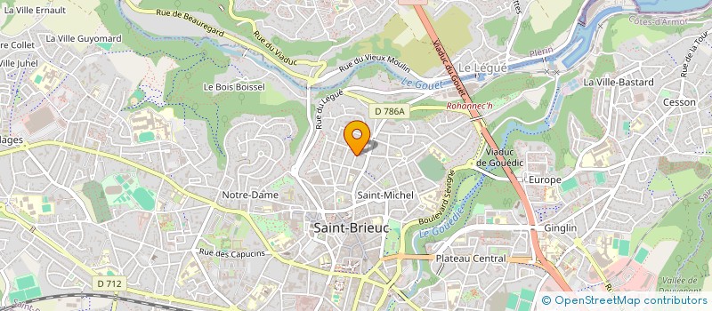 localisation de l'entreprise LE LAVOIR DE BEAUVALLON à SAINT-BRIEUC