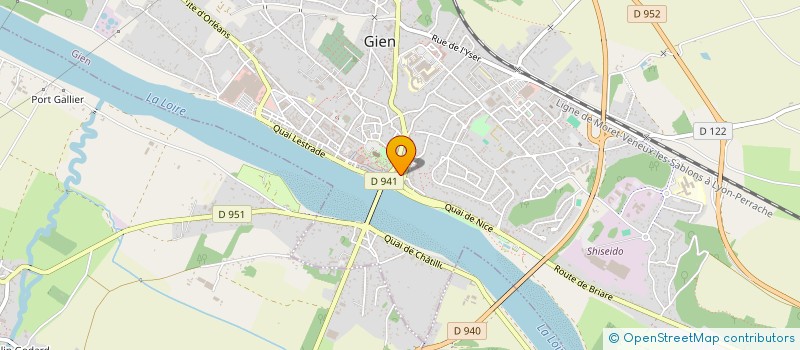 localisation de l'entreprise LE LAVOIR DE GIEN à GIEN