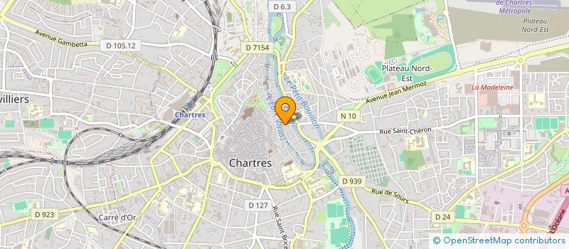 localisation de l'entreprise LE LAVOIR DE LA PORTE GUILLAUME à CHARTRES
