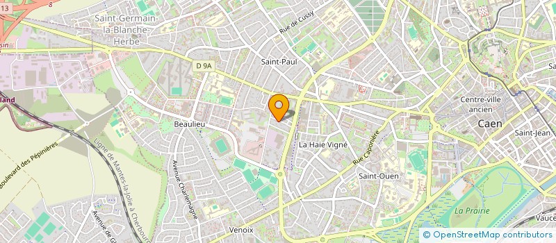 localisation de l'entreprise LE LAVOMATIQUE à CAEN