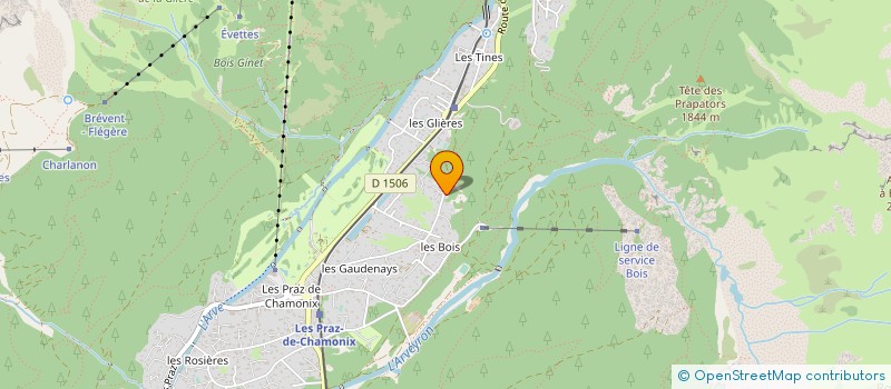 localisation de l'entreprise LE LAVOUSSEY  CHAMONIX-MONT-BLANC