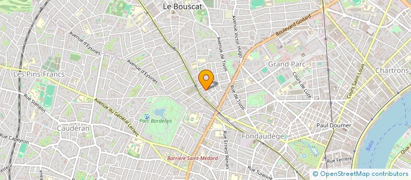 localisation de l'entreprise LE LEADON  LE BOUSCAT