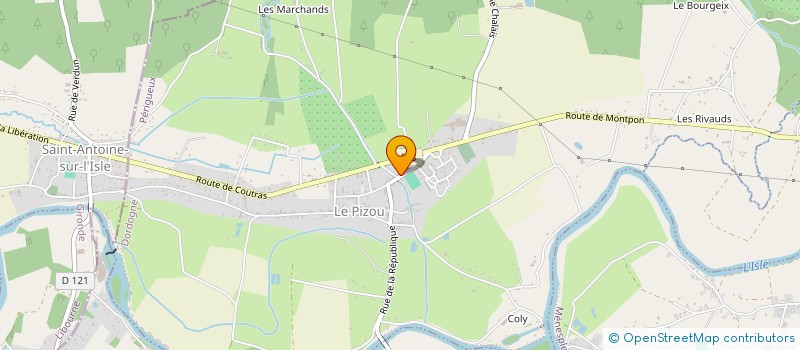 localisation de l'entreprise LE LECHOU  LE PIZOU