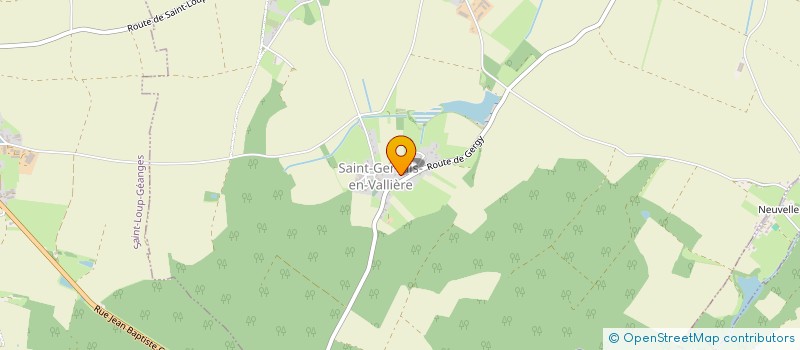 localisation de l'entreprise LE LEIX CADOLET  SAINT-GERVAIS-EN-VALLIERE