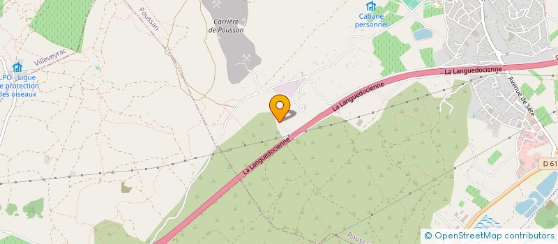 localisation de l'entreprise LE LEOPOLD 34  POUSSAN