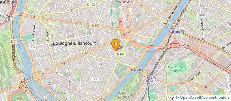 localisation de l'entreprise LE LEQUIN à BOULOGNE-BILLANCOURT