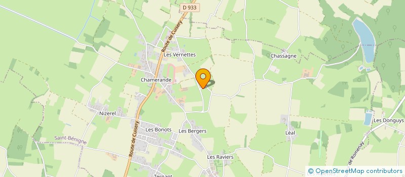 localisation de l'entreprise LE LESARD  GORREVOD