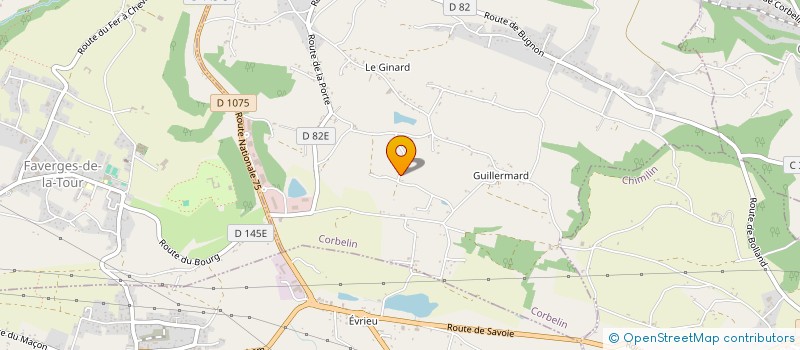 localisation de l'entreprise LE LESTE  LES AVENIERES VEYRINS-THUELLIN