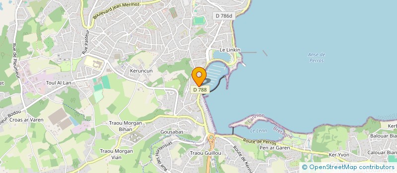 localisation de l'entreprise LE LEVANT à PERROS-GUIREC