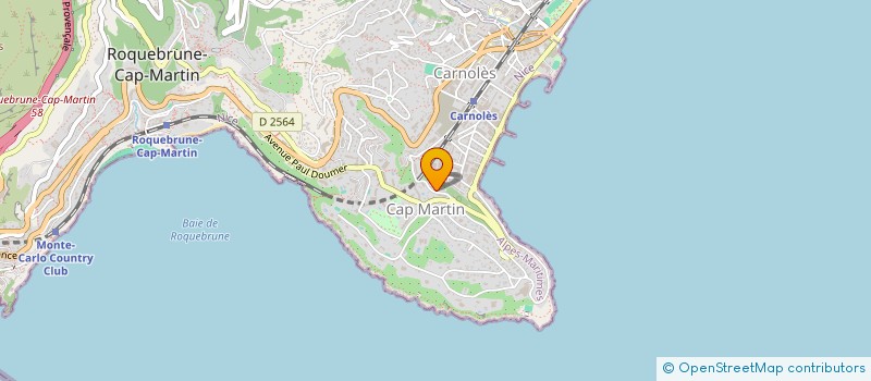 localisation de l'entreprise LE LEVANT à ROQUEBRUNE-CAP-MARTIN
