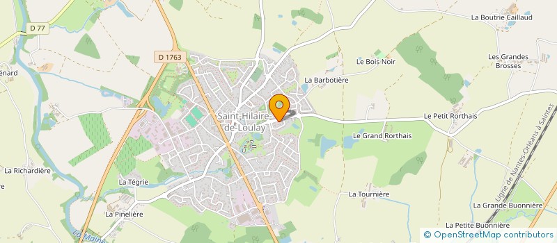 localisation de l'entreprise LE LEVANT à MONTAIGU-VENDEE