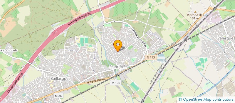 localisation de l'entreprise LE LEVANT  SAINT-BRES