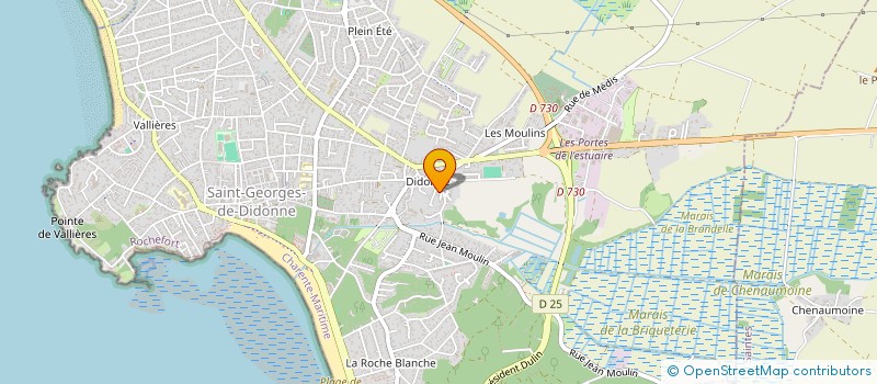 localisation de l'entreprise LE LEZARD  SAINT-GEORGES-DE-DIDONNE