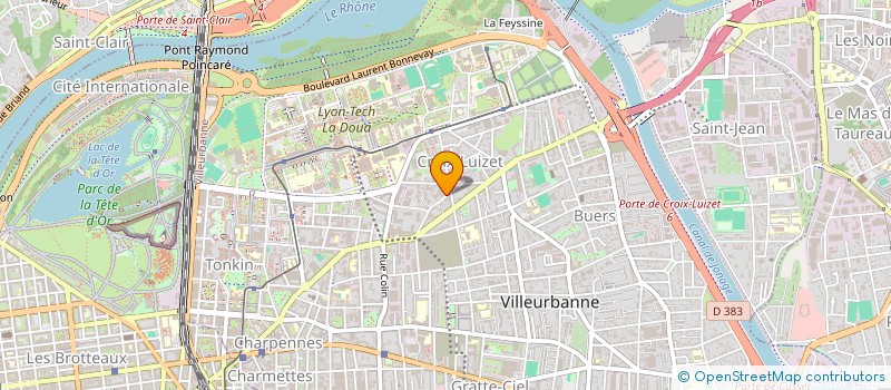 localisation de l'entreprise LE LEZARD DRAMATIQUE à VILLEURBANNE