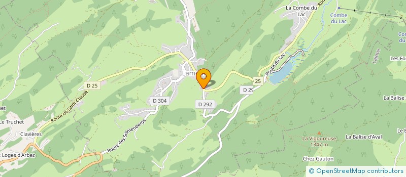 localisation de l'entreprise LE LIARD  LAMOURA