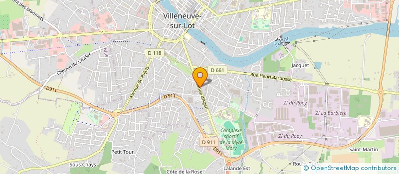 localisation de l'entreprise LE LIBANAIS à VILLENEUVE-SUR-LOT