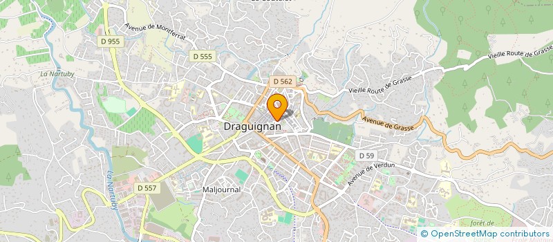 localisation de l'entreprise LE LIBECCIO  DRAGUIGNAN