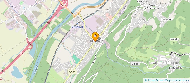 localisation de l'entreprise LE LIBERATION  VILLARD-BONNOT