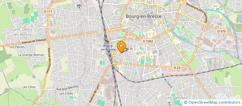 localisation de l'entreprise LE LIBERTY  BOURG-EN-BRESSE