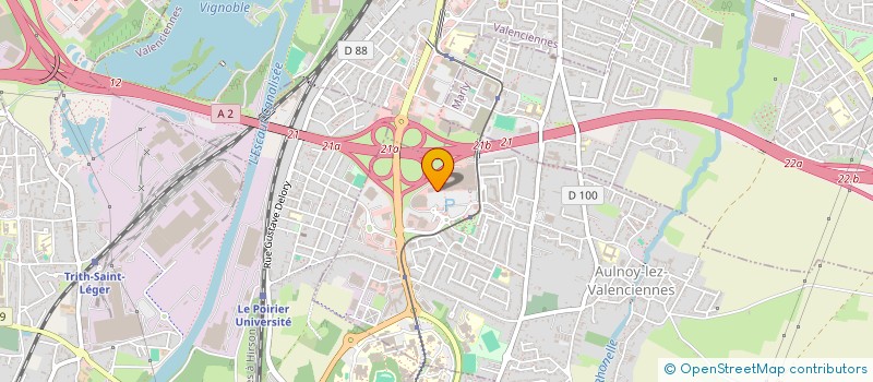 localisation de l'entreprise LE LIBERTY  AULNOY-LEZ-VALENCIENNES