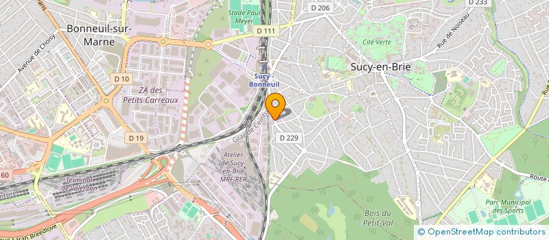 localisation de l'entreprise LE LIBRE ALCYON à SUCY-EN-BRIE