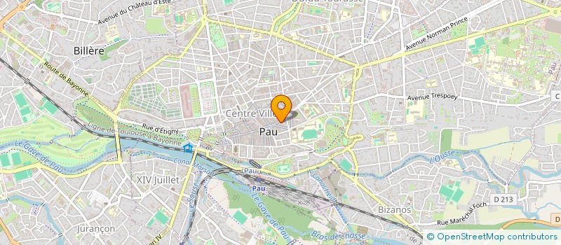 localisation de l'entreprise LE LIBRE-PENSEUR à PAU
