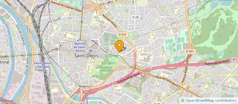 localisation de l'entreprise LE LIBRE SERVICE DU PARC à SAINT-DENIS
