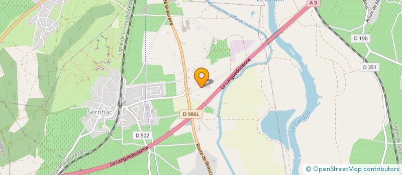 localisation de l'entreprise LE LICOL BLEU  VERS-PONT-DU-GARD