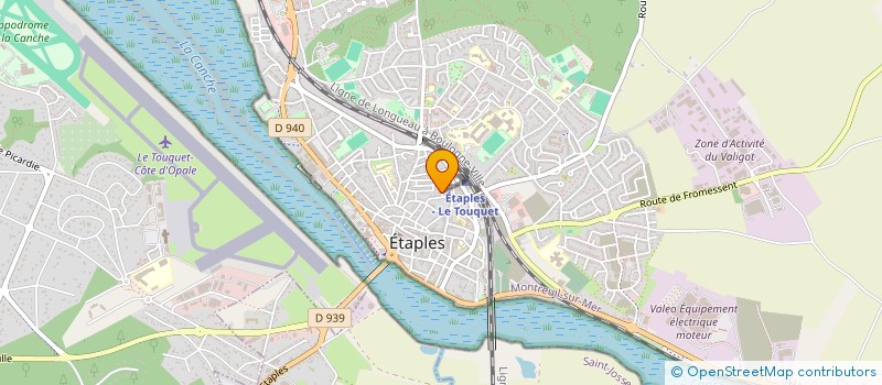 localisation de l'entreprise LE LIDER  ETAPLES