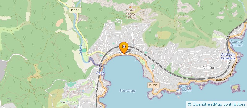 localisation de l'entreprise LE LIDO à SAINT-RAPHAEL