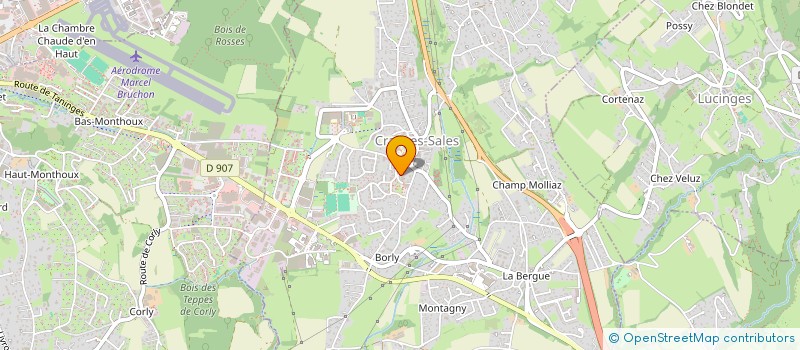 localisation de l'entreprise LE LIEN à CRANVES-SALES