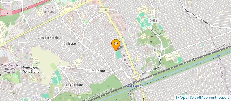 localisation de l'entreprise LE LIEN à VILLEPINTE
