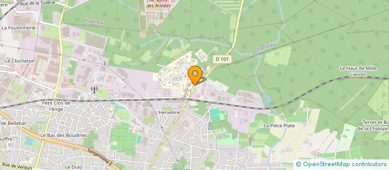 localisation de l'entreprise LE LIEN à FLEURY-LES-AUBRAIS