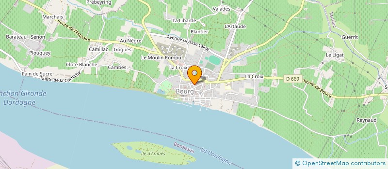 localisation de l'entreprise LE LIEN CITOYEN à BOURG