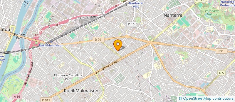 localisation de l'entreprise LE LIEN DU CHANT  NANTERRE