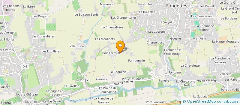 localisation de l'entreprise LE LIEN IMMOBILIER  FONDETTES