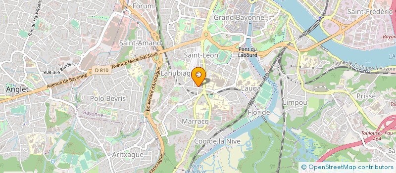 localisation de l'entreprise LE LIEN PERMANENT à BAYONNE