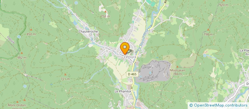 localisation de l'entreprise LE LIEN SARL à LEPUIX