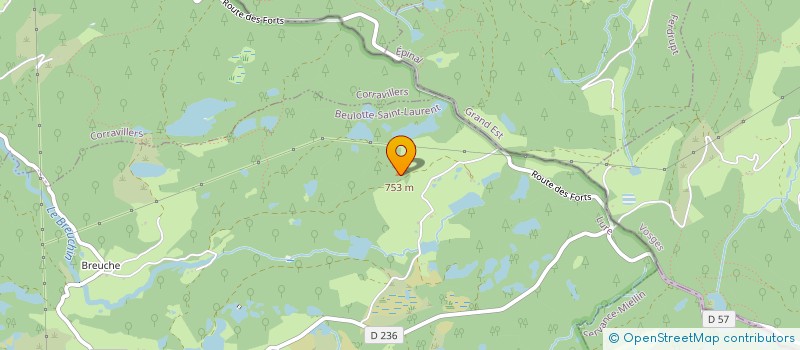 localisation de l'entreprise LE LIETEING  BEULOTTE-SAINT-LAURENT