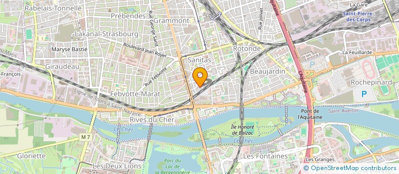 localisation de l'entreprise LE LIEU à TOURS