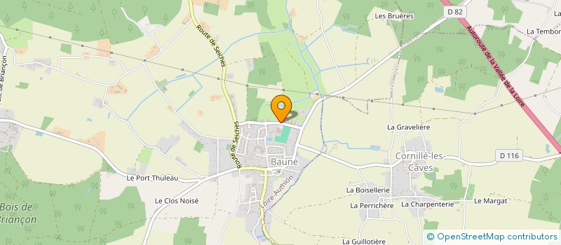 localisation de l'entreprise LE LIEU  LOIRE-AUTHION