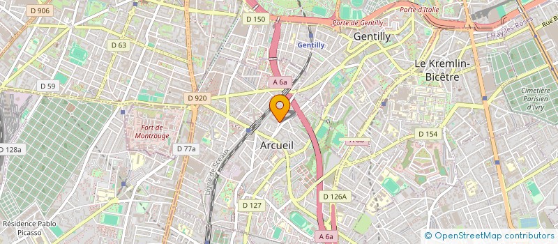 localisation de l'entreprise LE LIEU COMMUN  ARCUEIL