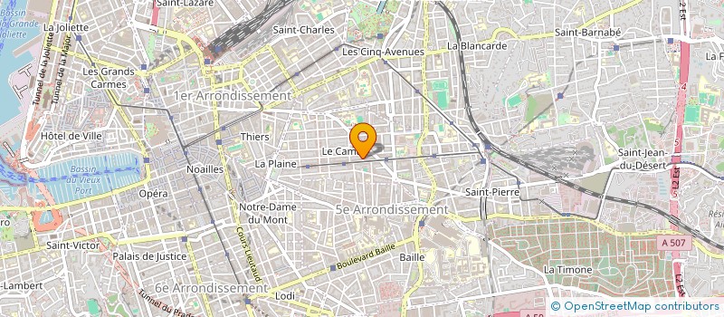 localisation de l'entreprise LE LIEU DES FIILLES à MARSEILLE