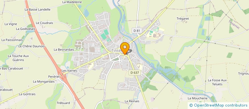 localisation de l'entreprise LE LIEU JAUNE  TINTENIAC