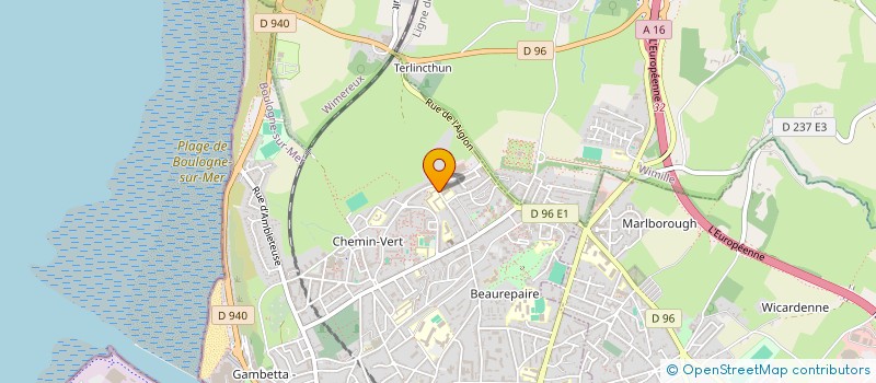 localisation de l'entreprise LE LIEU PASSERELLE DE BOULOGNE SUR MER à BOULOGNE-SUR-MER