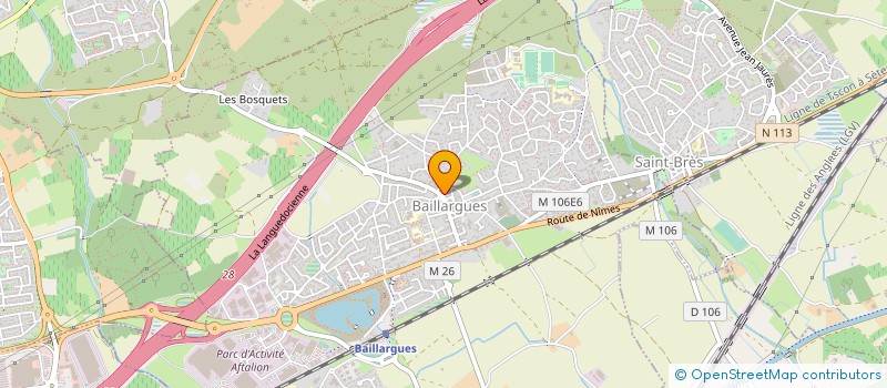 localisation de l'entreprise LE LIEVRE à BAILLARGUES